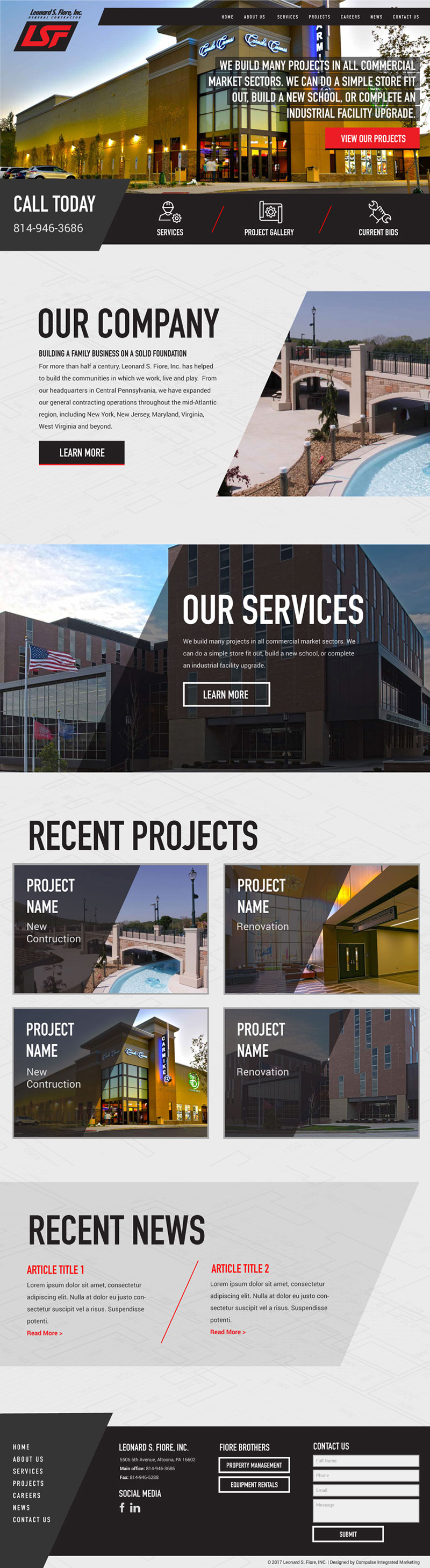 general contractor homepage